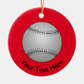 野球 セラミックオーナメント (正面)