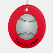 野球 セラミックオーナメント (左)