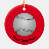 野球 セラミックオーナメント (裏面)