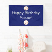 野球/ソフトボールカスタムパーティーバナー 横断幕 (インサイチュ)