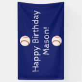 野球/ソフトボールカスタムパーティーバナー 横断幕 (縦)