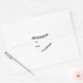 野球/ソフトボールギフトラベル ラウンドシール (封筒)