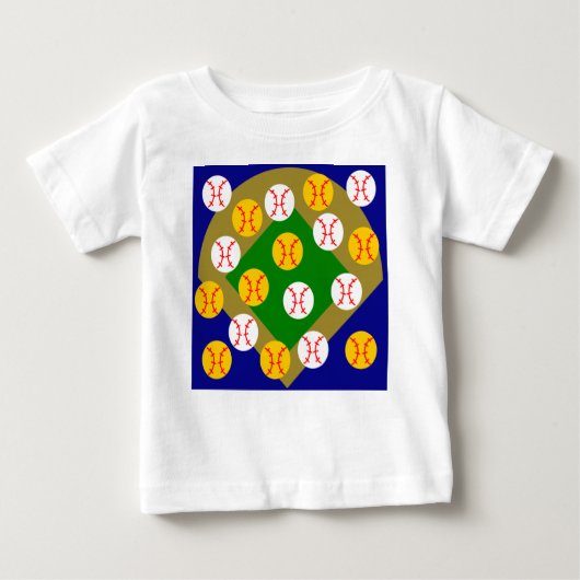 野球/ソフトボール ベビーTシャツ (正面)