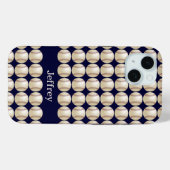 野球「タフ」パーソナライズされた名 Case-Mate iPhoneケース (裏面 (横))