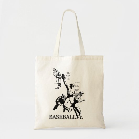 野球 トートバッグ (正面)