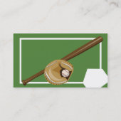 野球-ビジネス 名刺 (裏面)