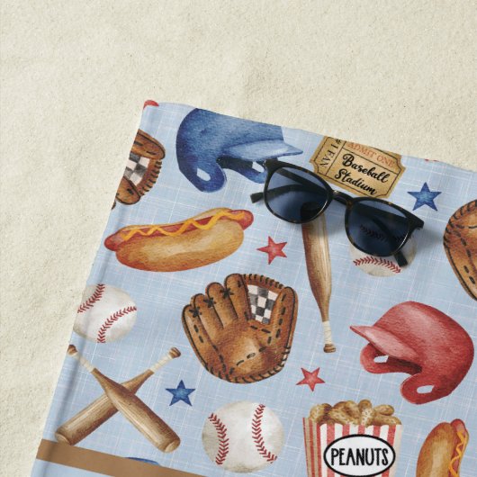野球 ビーチタオル (インサイチュ)
