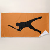 野球 ビーチタオル (正面)