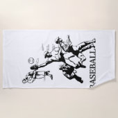 野球 ビーチタオル (正面)