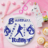 野球 ペーパープレート (パーティー)