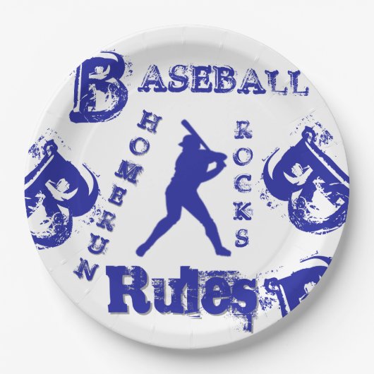 野球 ペーパープレート (正面)