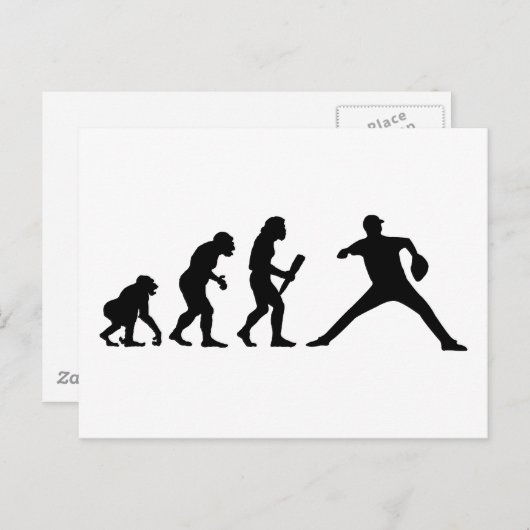 野球 ポストカード (正面/裏面)