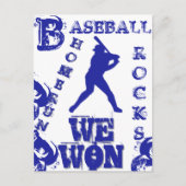 野球 ポストカード (正面)