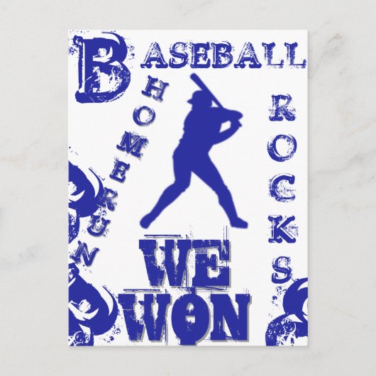 野球 ポストカード (正面)