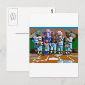 野球 ポストカード (正面/裏面)