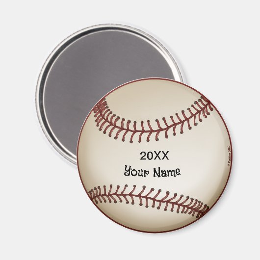 野球 マグネット (正面/裏面)