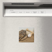 野球、ミットおよびこうもりオンベース マグネット (インサイチュ (食洗機))