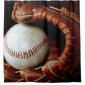 野球・ミット シャワーカーテン (正面)