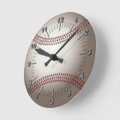 野球 ラウンド壁時計 (傾斜)