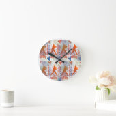 野球 ラウンド壁時計 (ホーム)