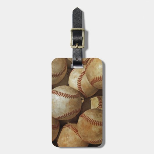 野球 ラゲッジタグ (正面縦)