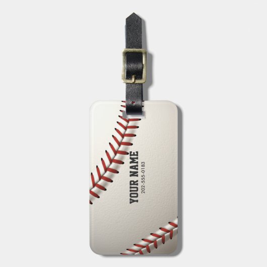 野球 ラゲッジタグ (正面縦)
