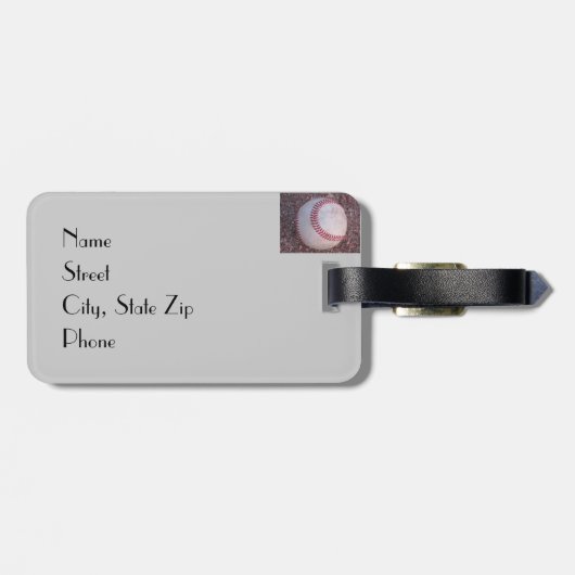 野球 ラゲッジタグ (裏面横)