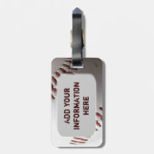 野球 ラゲッジタグ (裏面縦)