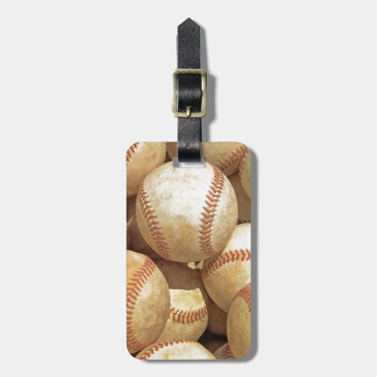 野球 ラゲッジタグ (正面縦)