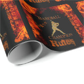 野球 ラッピングペーパー (ロールコーナー)