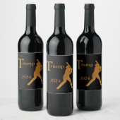 野球 ワインラベル (ボトル)