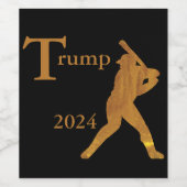 野球 ワインラベル (シングルラベル)