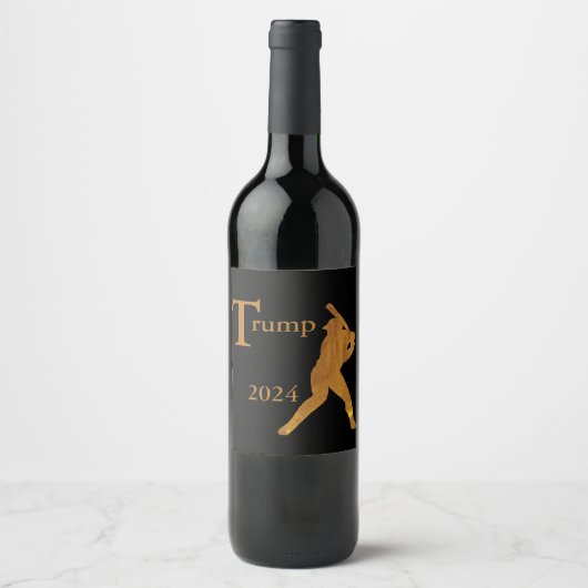 野球 ワインラベル (正面)