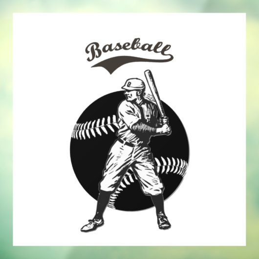 野球:ヴィンテージウィンドウ貼りステッカー ウィンドウサイン (シート3)