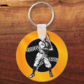 野球:ヴィンテージキーチェーン キーホルダー (正面)