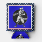 野球：ヴィンテージクーラーボックス 缶クーラー (正面)