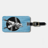 野球：ヴィンテージラゲージタグ ラゲッジタグ (正面横)