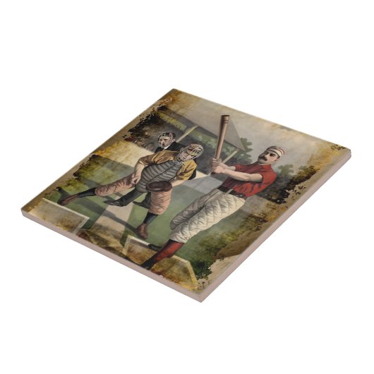 野球：ヴィンテージ タイル (側面)