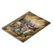 野球：ヴィンテージ ノートブック (左側)