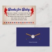 野球、ヴィンテージ、ベビーエンクロージャカード用ブック 名刺 (正面/裏面)