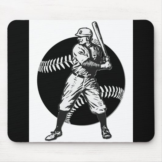 野球：ヴィンテージ マウスパッド (正面)