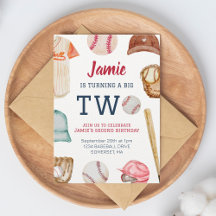 野球・二男の子2歳の誕生日