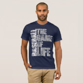 野球 – 人生のゲーム Tシャツ (正面フル)