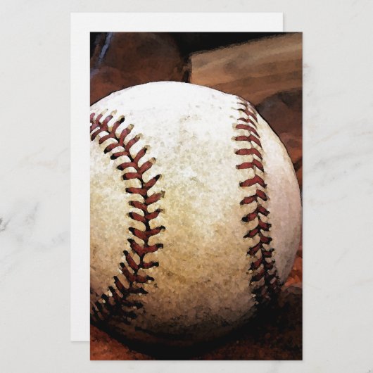 野球 便箋 (正面/裏面)