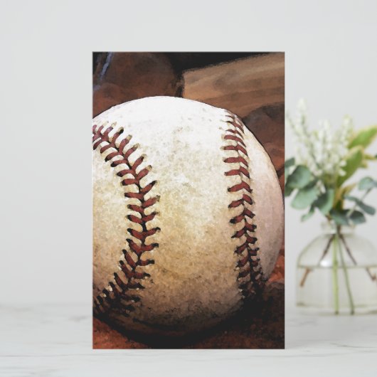 野球 便箋 (スタンド正面)