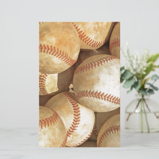 野球 便箋 (スタンド正面)