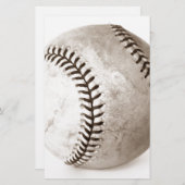 野球 便箋 (正面/裏面)