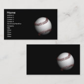 野球 名刺 (正面/裏面)