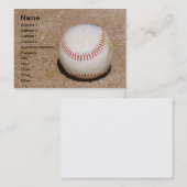 野球 名刺 (正面/裏面)