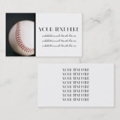 野球 名刺 (正面/裏面)